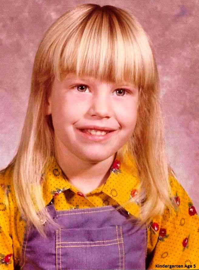 MemoryBlogger Vivian Cumins, Age 5, Kindergarten