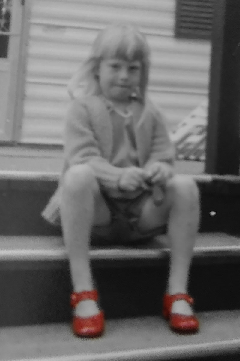 Vivian Cumins Childhood Red Shoes